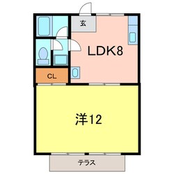 ファミール縦町の物件間取画像